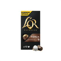 Kavos kapsulės L'or Nespresso Forza, 10 vnt.