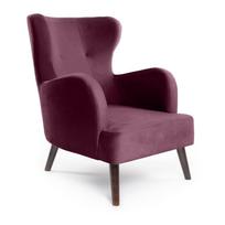 Iš velveto krėslas violetinės spalvos su atlošu Noemye – Bonami Selection