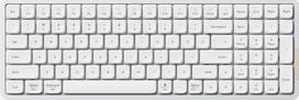 Lofree Flow 100 belaidė klaviatūra | US | Ghost switch | 2.4GHz, BT | White
