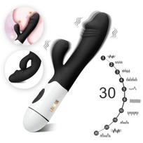 2in1 daugiafunkcis G taško, klitorio ir analinis vibratorius LIVMAN MF-8701 abiem lytims su 30 vibracijos režimų ir USB įkrovimu