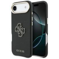 GUESS dėklas IPHONE 17 Air GUHCP17M5PS4RGGK (PU FW dervos logotipas) juodas