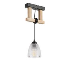 Pakabinama liustra LEANDRA 1xE27/15W/230V ąžuolas/juodas