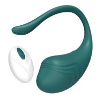 Crushious Crushious Tamago Wireless Vibrating Egg, Emerald, Rechargeable, 9 Modes