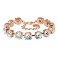 Apyrankė moterims DiamondSky „Eden (Aurora Borealis)“ su Swarovski karoliukais, Liugsõlm