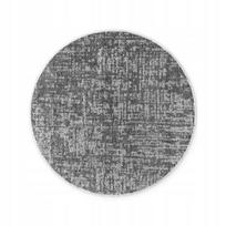 Elle Decoration Brilliance apvalus kilimas sidabro pilka 200x200