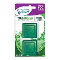 Tualeto bakelio tabletės WC Colour Green forest 2 vnt