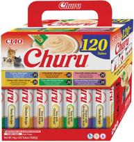 Inaba Cat Churu Kreminiai skanėstai katėms – Tunų ir Vištienos 120x14 g (1,68 kg)