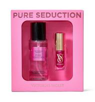 Victoria's Secret rinkinys: Pure Seduction mini kūno dulksna ir maitinantis lūpų aliejus, 75 ml