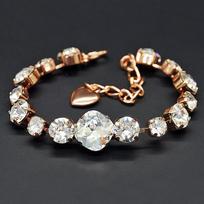 Apyrankė moterims DiamondSky „Glare II“ su Swarovski kristalais