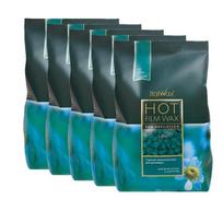 Karštos plėvelės vaškas depiliacijai ItalWax Azulene, 5 x 1 kg