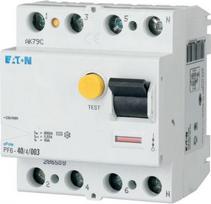 4P 40A 100mA Type AC Residual Current Circuit Breaker (RCCB) PF6-40/4/01 286509 | 4015082865092
