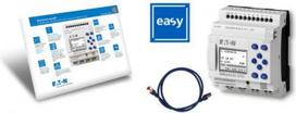 Starter package: relay EASY-E4-DC-12TC1, patch cable and software license for easySoft 197228 | 4015080892892