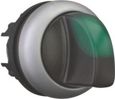M22-WLK3-G Illuminated selector switch actuator, RMQ-Titan, 3 positions, green 216837 | 4015082168377