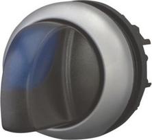 M22-WLK3-B Illuminated selector switch actuator, RMQ-Titan, 3 positions, blue 216841 | 4015082168414