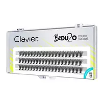 CLAVIER_BeDU2O Dvigubo tūrio blakstienų kuokšteliai 8 mm