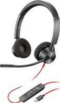 HP Inc. Poly Blackwire 3320 - Blackwire 3300 series - Headset - On-Ear - kabelgebunden - USB-C - Schwarz (76J18AA)