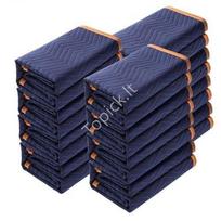12x Baldų uždangalas/apsauga 2032x1829mm, mėlynos/apelsininės spalvos.