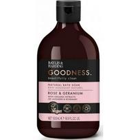 Baylis & Harding Goodness Rose maudymosi putos 500 ml – švelni, natūrali ramybė