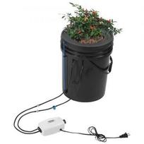 Hidroponinė daiginimo sistema – giluminės vandens kultūros (DWC) rinkinys su 20 L talpos kibiru – 30 x 30 x 38 cm
