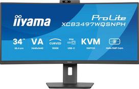 Iiyama ProLite XCB3497WQSNPH-B1 computer monitor, 86.4 cm (34 inch), 3440 x 1440 pixels, UltraWide QHD LED, black