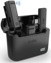SBS Wireless microphone USB-C receiver 2x mic