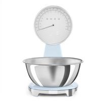 Smeg KSF01PBWW Analog and Digital Kitchen Scale, Pastel Blue