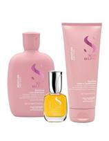 Alfaparf Milano rinkinys sausiems plaukams Alfaparf Sdl Moisture 250+200+15ml