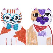 Tookyland kūrybinė spalvinimo knygelė „Nupiešk katiną“ (LT140)