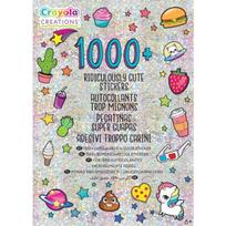 Crayola Creations: Lipdukų knygelė su 1000+ lipdukų - įvairių rūšių