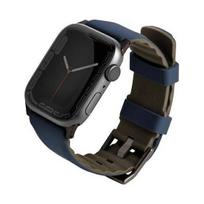 UNIQ Linus Airosoft silikoninis Apple Watch dirželis, 44/ 45/ 49mm, jūrinė mėlyna