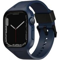UNIQ Monos 2in1 rinkinys, dirželis + dėklas Apple Watch 45/ 44mm, mėlynas