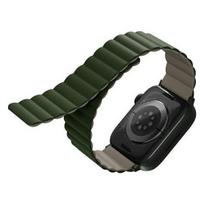 UNIQ Revix magnetinis dirželis Apple Watch 42/ 44/ 45/ 49mm, žalia-taupe