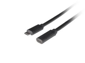 Lanberg | USB-C M/F 3.1 Cable |, KAPLBECA_USBE_20CC_0015_BK