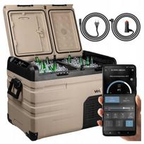 Automobilinis šaldytuvas Kelioninis šaldytuvas 39L DC12/24V AC 220-240V dviejų skyrių Ekspedicijos serija VA-E39 Vayox