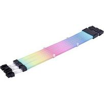 Lian Li Strimer Wireless 3x PCIe 8-pin Cable Extension, RGB, 410mm, White PW12-1W