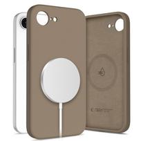 Tech-Protect silikoninė MagSafe dėklas iPhone 16E / 17E - Rudas