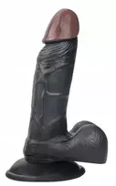 Juodas dildo 19cm