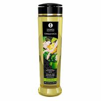 Masažo aliejus Shunga 240ml žalios arbatos kvapo