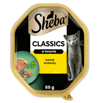 SHEBA Classics šlapias kačių maistas su vištiena padaže 85g