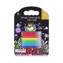 Tookyland aksominė spalvinimo knygelė su flomasteriais „Gyvūnai“ (LT167)
