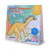 Tookyland spalvinimo knygelė su akvarele ir teptuku „Dinozaurai“ (LT206)