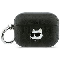 Karl Lagerfeld Monogram Choupette dėklas AirPods Pro 3 - Juodas
