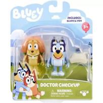 Bluey: Dviejų figūrėlių rinkinys - Daktaras Indy ir Bluey