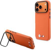 Dėklas BMW M Metal Logo MagSafe Case for iPhone 17 Pro Max - Oranžinis