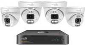 iGET HOMEGUARD HGNVK84804 - fotoaparato PoE rinkinys 2K NVR 8CH + 4x lauko kamera su garsu
