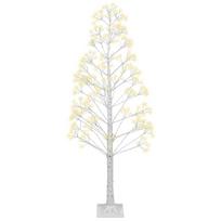 Beliani LED sodo puošmena ALBIONI medis 180 cm Baltas