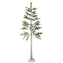 Beliani LED sodo puošmena ALBIONI medis 180 cm Baltas