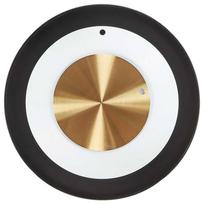 Beliani Sieninis laikrodis CLUSES 30 cm metalinis juodas