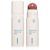Korres Natural Color Multi-Stick Balm daugiafunkcė makiažo priemonė lūpoms ir veidui atspalvis Muted Brown 4.5 g