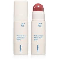 Korres Natural Color Multi-Stick Balm daugiafunkcė makiažo priemonė lūpoms ir veidui atspalvis Vintage Rose 4.5 g